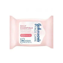 Johnson Wipes Fragrance Free Face Care Daily Ess 25 Wipes